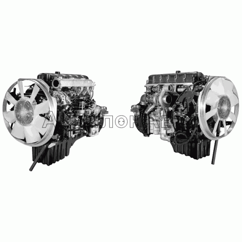 Двигатель ЯМЗ-650.10-01 в сборе. Основная комплектация для автомобилей «Урал»