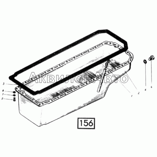 Крышка картера нижняя СМД-31, -31А, -31.01, 31Б.04 Крышка картера нижняя СМД-31, -31А, -31.01, 31Б.04