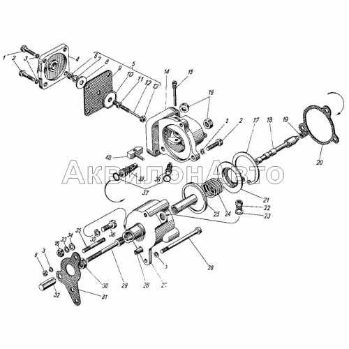 Корректор подачи топлива по наддуву