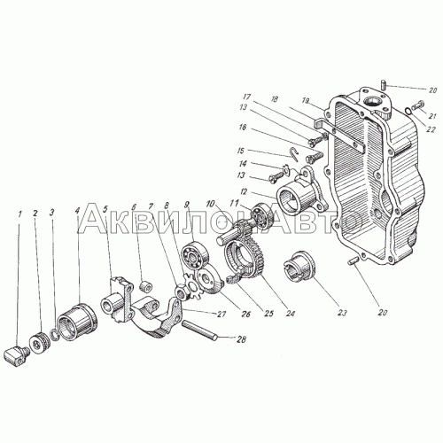 Корпус регулятора частоты вращения