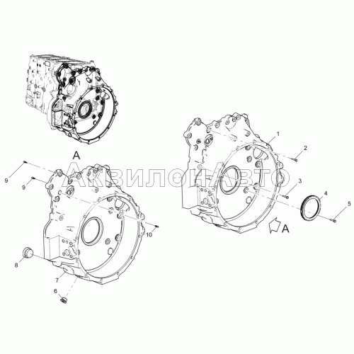 Картер маховика Картер маховика