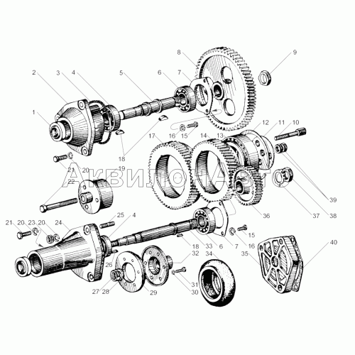 Привод агрегатов