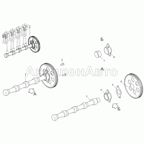 Вал распределительный 5340-30-100600-010