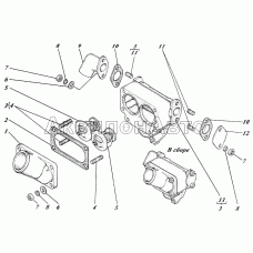 Термостатная коробка с термостатами 461-51-13с13