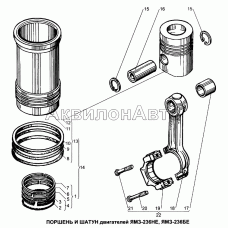 Поршень и шатун