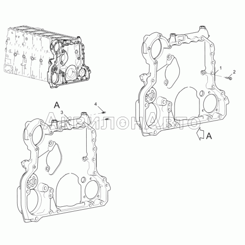 Корпус шестерен 5340-30-100200-030