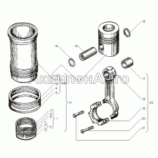 Поршень и шатун