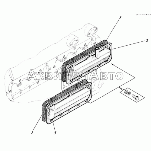 Установка крышек боковых