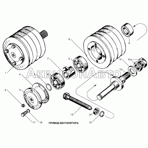 Привод вентилятора