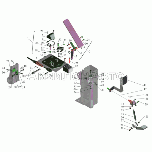 Привод  подачи топлива  437041-1108002-010 (без ограничителя скорости)