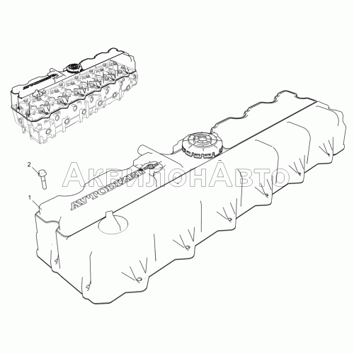 Крышка головки цилиндров 536-30-100300-020