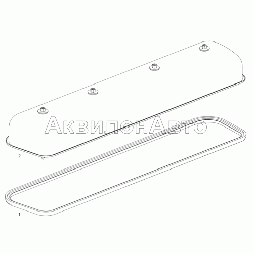 238-1003339 Комплект крышки головки цилиндров с прокладкой крышки