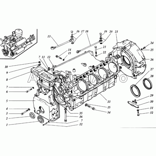 Блок цилиндров Блок цилиндров