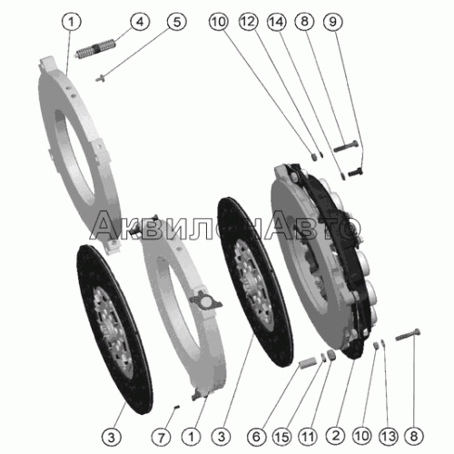 Установка муфты сцепления Установка муфты сцепления