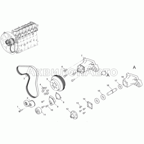 Привод вентилятора