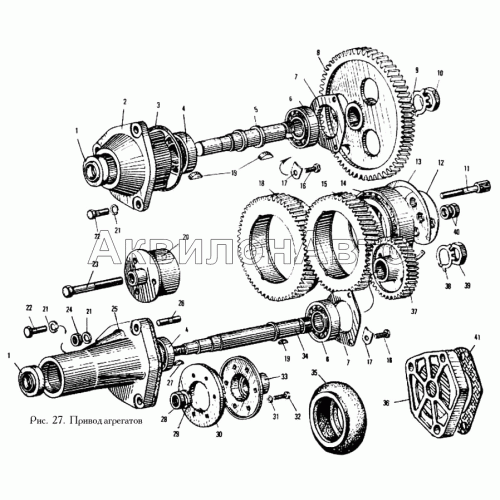 Привод агрегатов Привод агрегатов