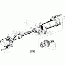 Установка гидронасоса(2) СМД-14НГ,-14БН,-15Н,-19,-20