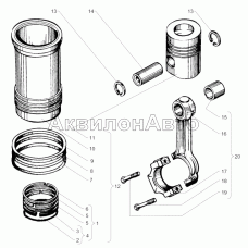 Поршень и шатун