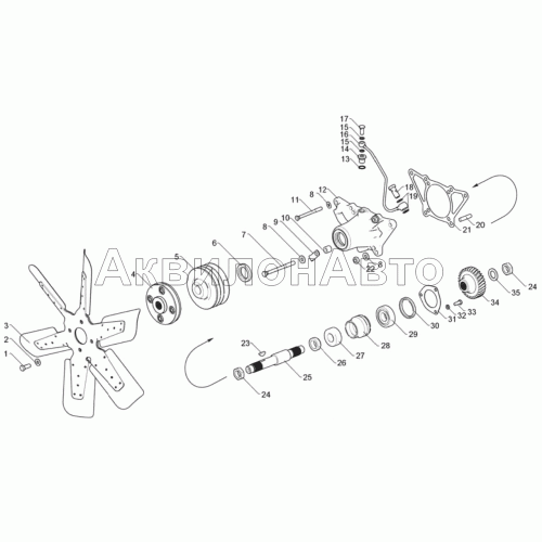 Привод вентилятора