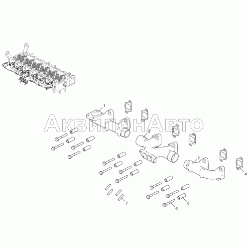 Коллектор выпускной (для двигателей ЯМЗ-536, ЯМЗ-5361, ЯМЗ-5363) 536-30-100800-010 Коллектор выпускной (для двигателей ЯМЗ-536, ЯМЗ-5361, ЯМЗ-5363) 536-30-100800-010