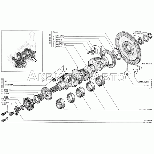Вал коленчатый Вал коленчатый
