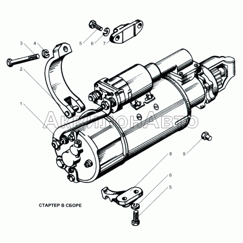 Стартер в сборе