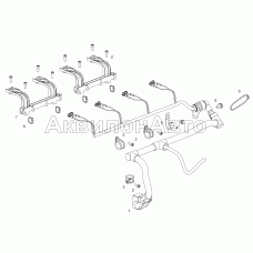 5344.3724005-01 Установка жгута форсунок (ЯМЗ-5344-10. ЯМЗ-53442)