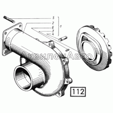 Турбокомпрессор ТКР11Н-10 СМД-14НГ,-14БН,-15Н,-19,-20