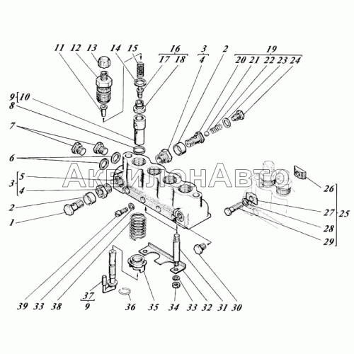 Головка топливного насоса 41-А16с12В Головка топливного насоса 41-А16с12В