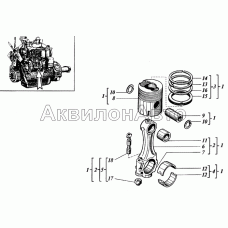 Поршень с шатуном