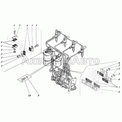 Система топливная 440И-15с1-1-01 Система топливная 440И-15с1-1-01