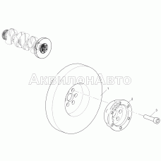 Гаситель коленчатого вала