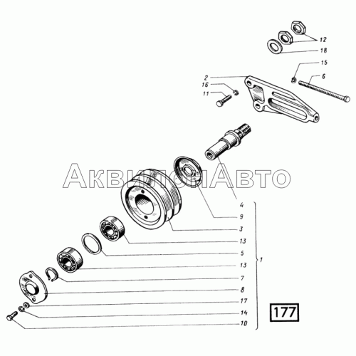 Ролик натяжной СМД-60, -62, -64, -66, -72