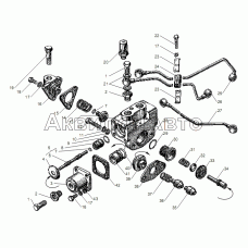Управление механизмом переключения демультипликатора КП ЯМЗ-2381