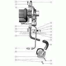 Маслопроводы турбокомпрессора Маслопроводы турбокомпрессора