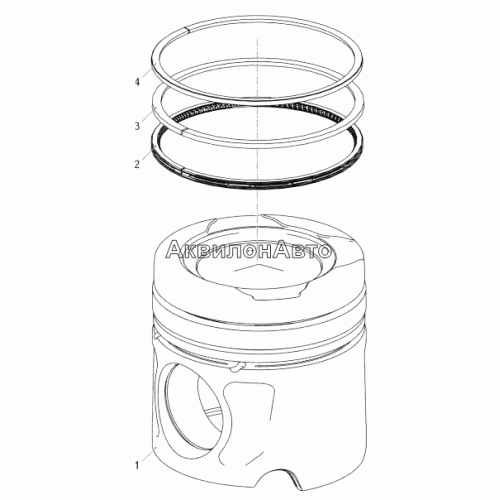 5340.1004013-10 Поршень в сборе