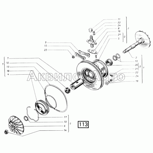 Турбокомпрессор ТКР11Н-10 СМД-14НГ,-14БН,-15Н,-19,-20