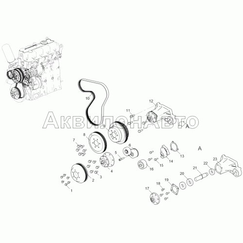 Привод вентилятора