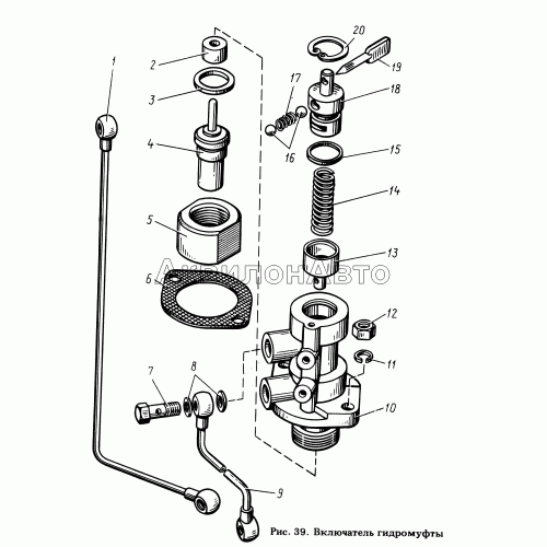 Выключатель гидромуфты