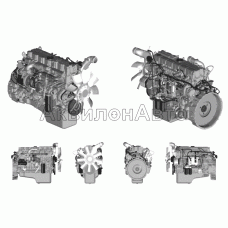 Двигатели ЯМЗ-53602-10, ЯМЗ-53622-10, ЯМЗ-53642-10 в сборе