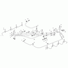 6585.1104005 Установка топливопроводов низкого давления