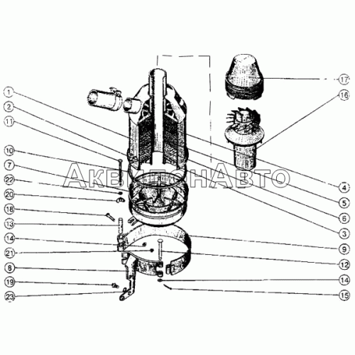 Воздушный фильтр дизеля Д-245.5