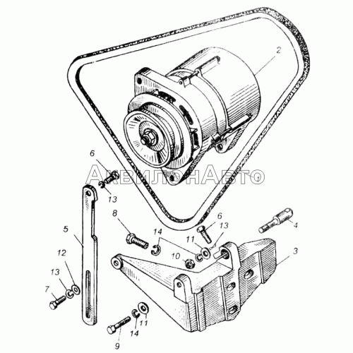 Генератор двигателя ЯМЗ-240Б