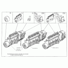 Топливный насос высокого давления с регулятором и муфтой опережения впрыска
