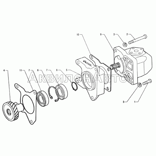 Насос шестеренный