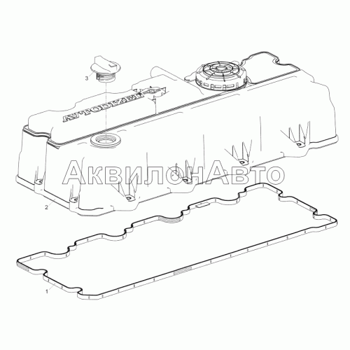 5340.1003260 Крышка головки цилиндров