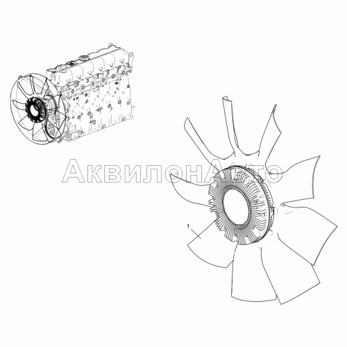 Вентилятор 536-30-130800-010