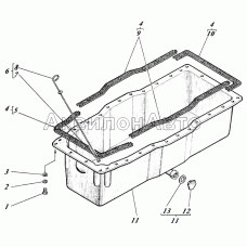 Крышка картера нижняя 442-56-08с1