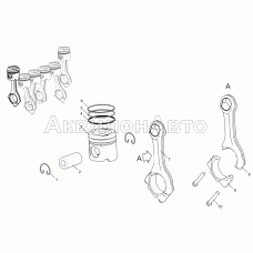 Группа шатунно-поршневая 536-30-100400-010