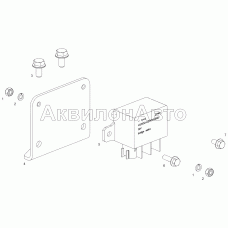 5344.3770005-10 Установка реле подогревателя (ЯМЗ-53441-20)